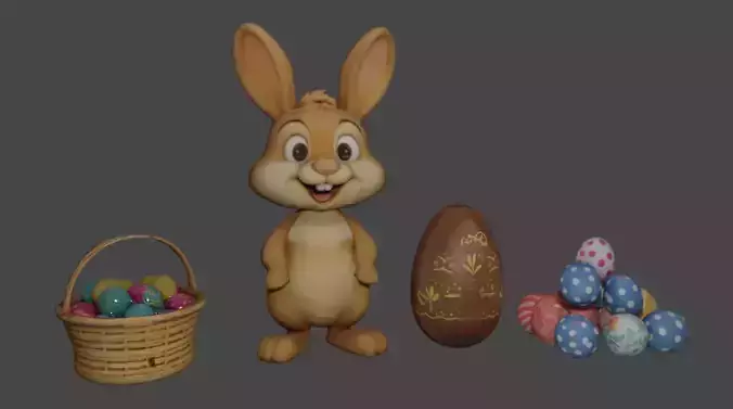 Easter Bunny Easter Eggs Collection