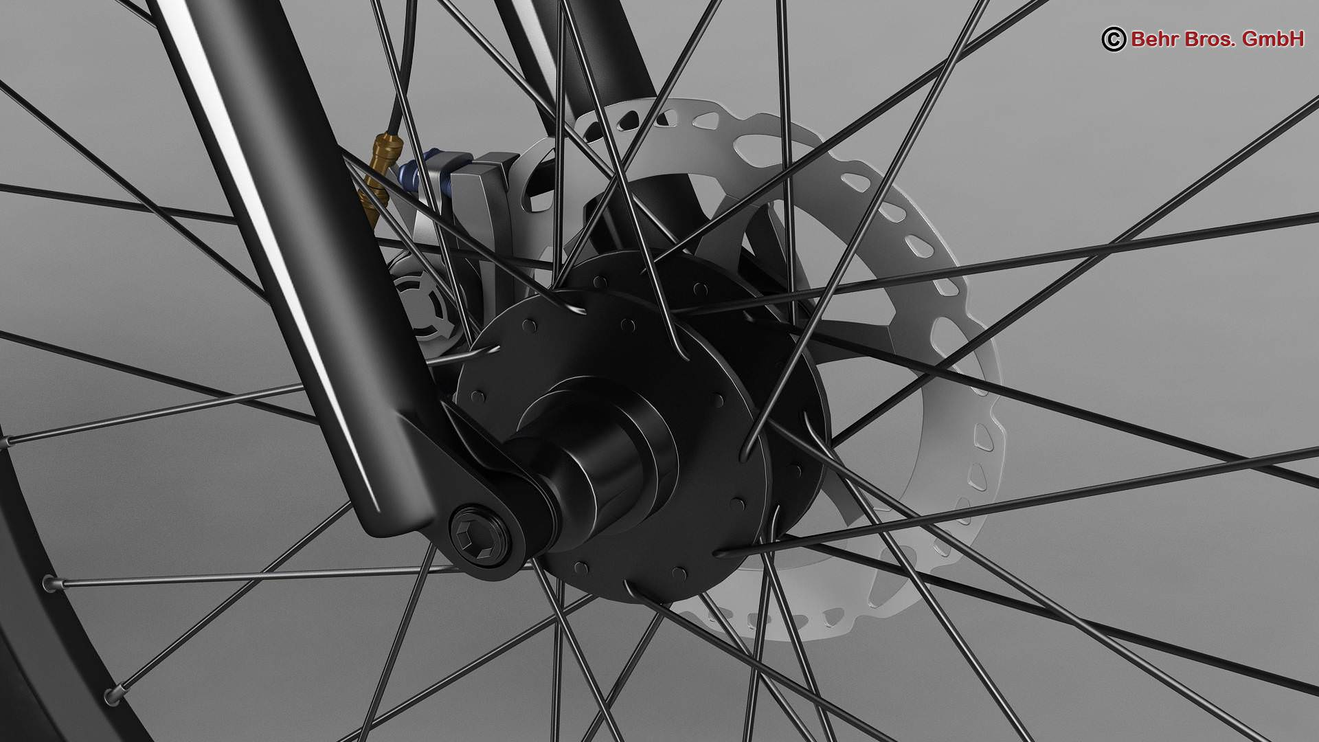 Generic Mountain Bike 3D model_6