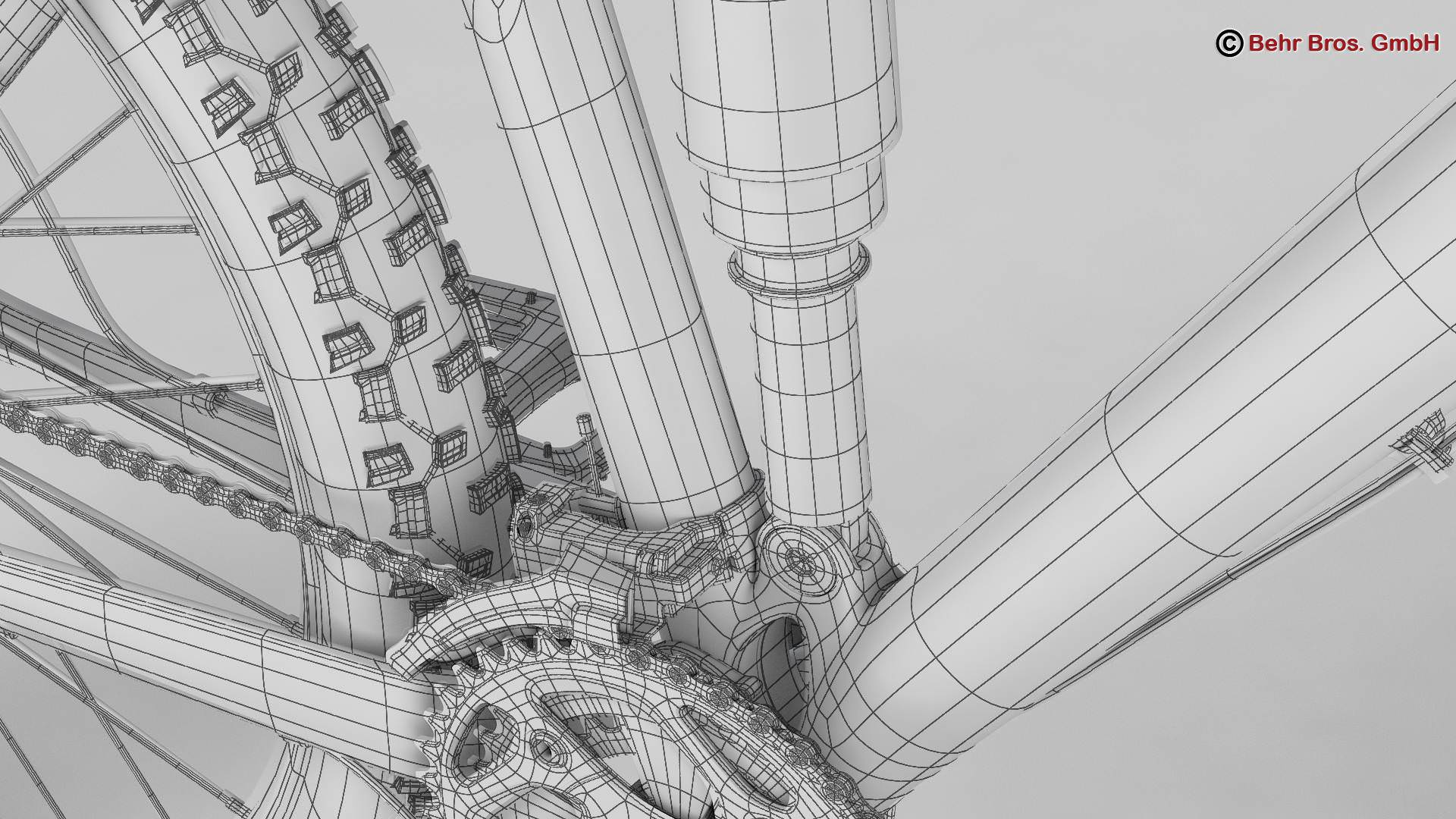 Generic Mountain Bike 3D model_34