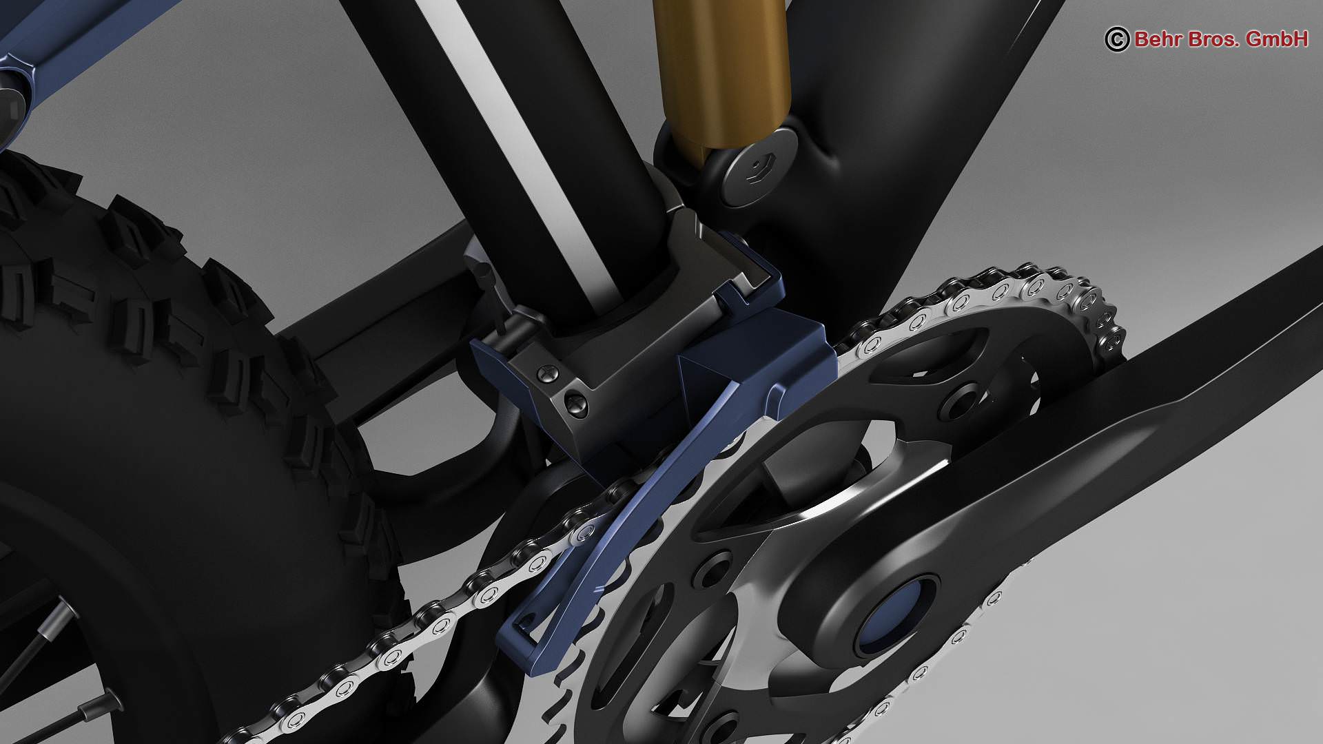 Generic Mountain Bike 3D model_3