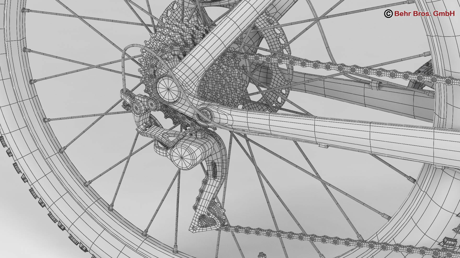 Generic Mountain Bike 3D model_25