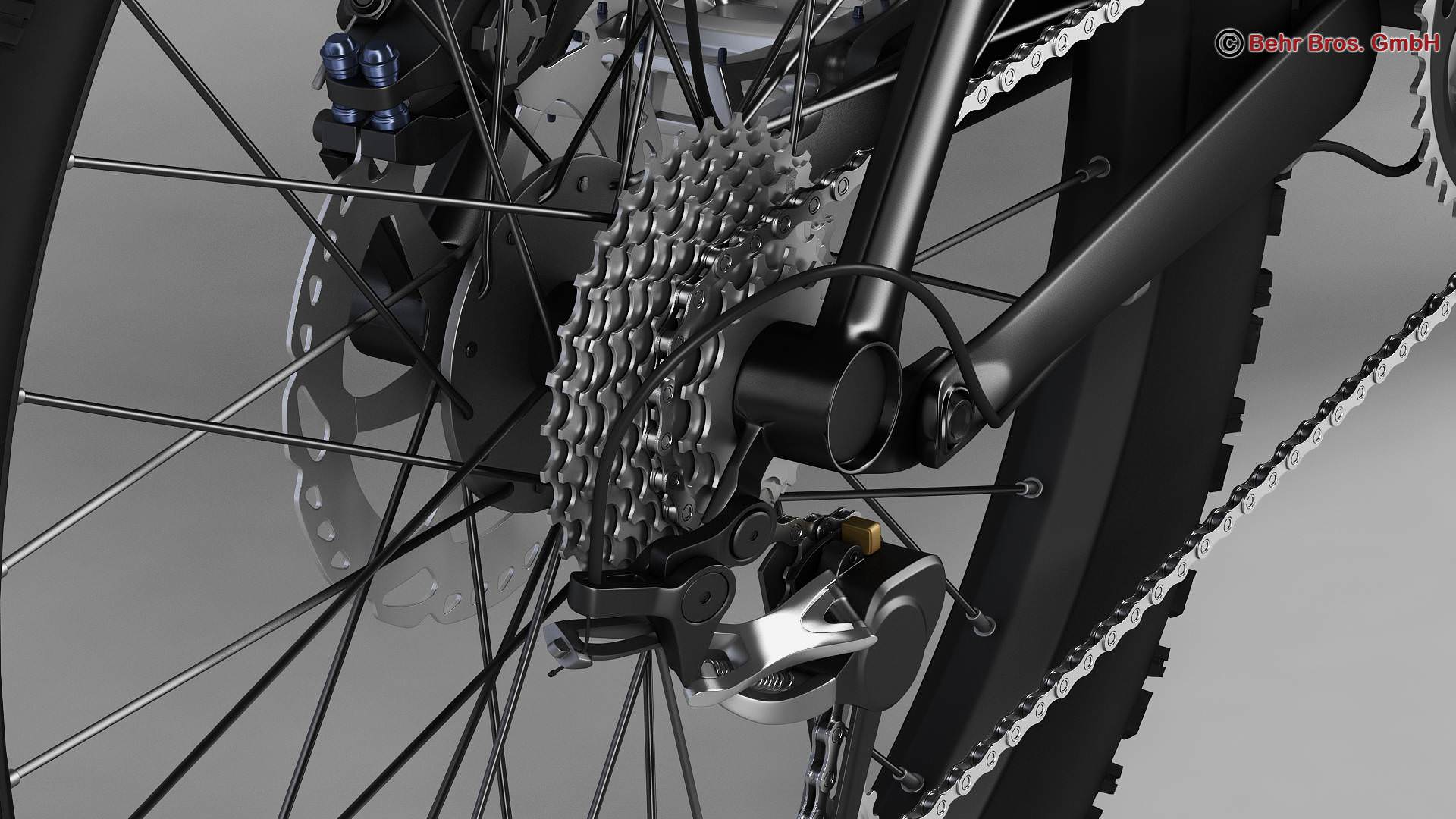 Generic Mountain Bike 3D model_5