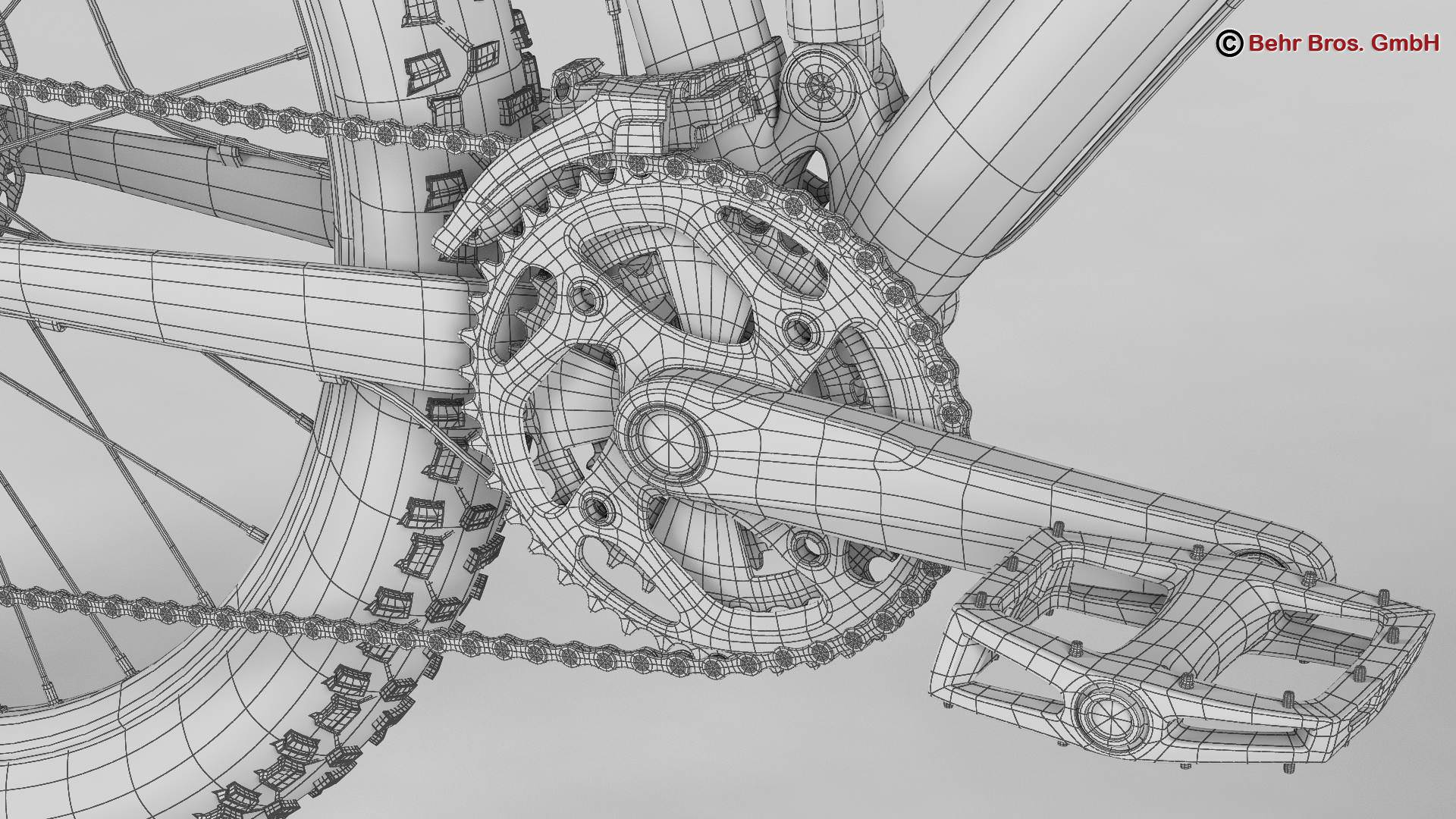 Generic Mountain Bike 3D model_23