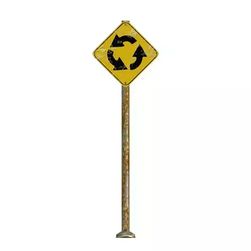 Rounabout Ahead Traffic Sign