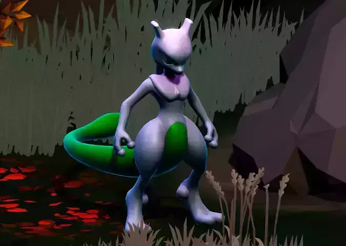 Mewtwo-Animated
