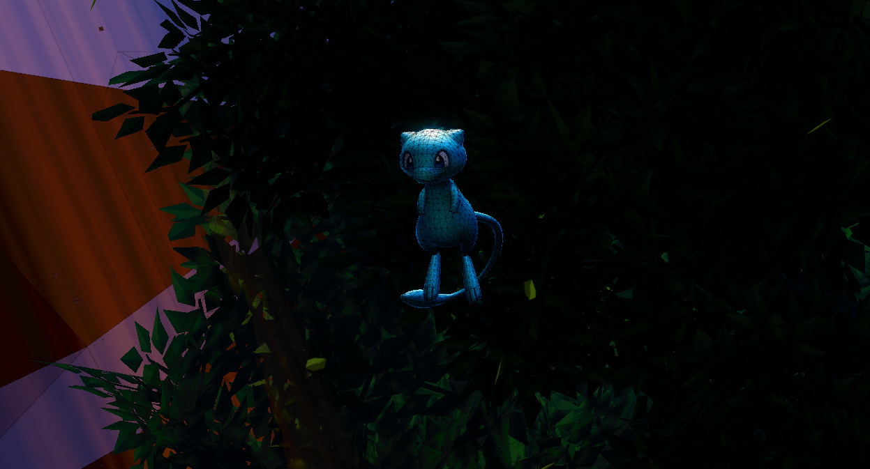 Mew-Animated Low-poly 3D model_6