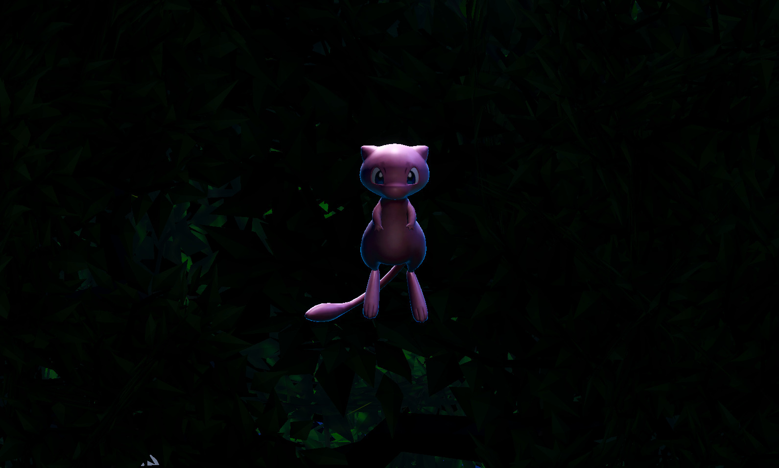 Mew-Animated Low-poly 3D model_2