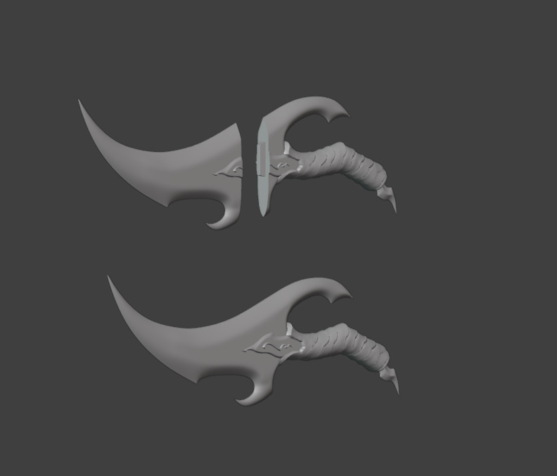 Baruka Dagger 3D print model_4