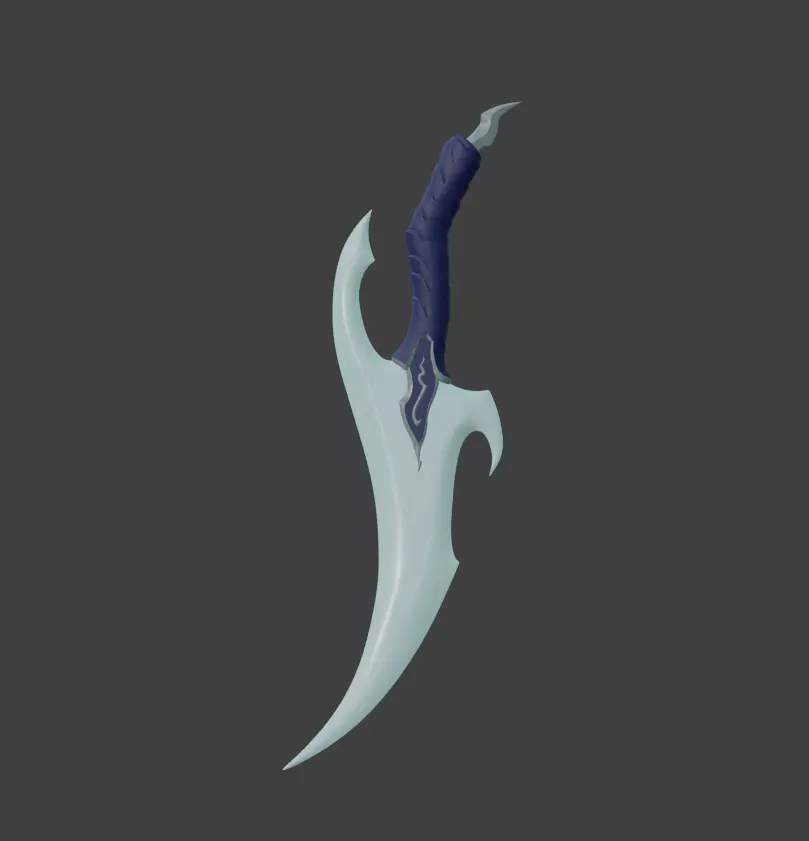 Baruka Dagger 3D print model_0