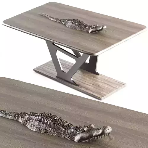 Alligator table for meeting and office and cnc