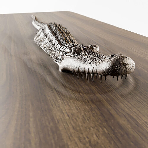 Alligator table for meeting and office and cnc 3D model 3
