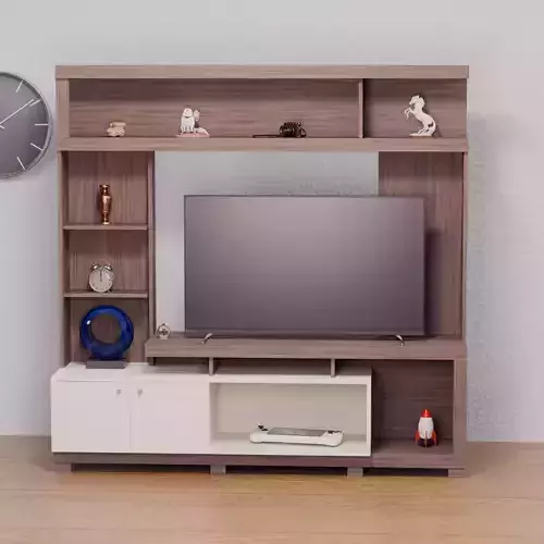 tv shelf for 65 pol tv Low-poly 3D model
