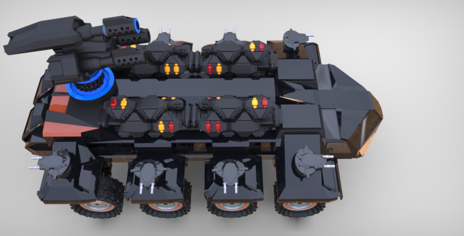 PG Behemoth Rail Gun 3D model_1