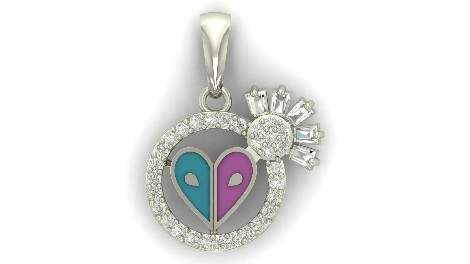 Pendant Necklace 3D print model_17