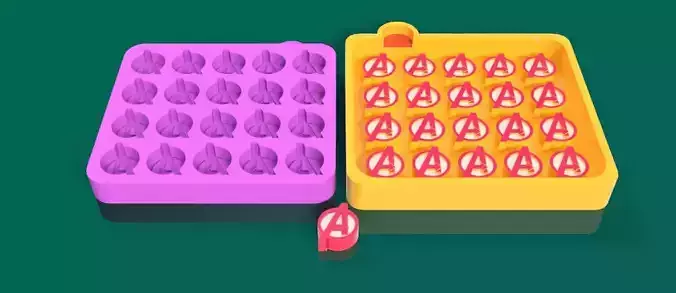 Avengers Wax Melt Mold  High Capacity  Efficient