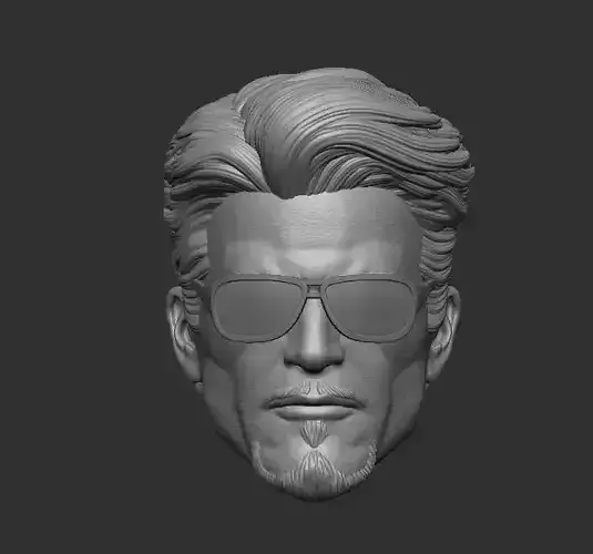 Tony Stark - Headsculpt for Action Figures