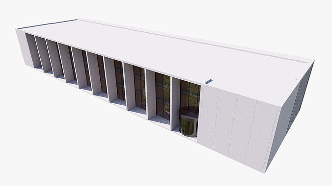 medicine school Low-poly 3D model 5