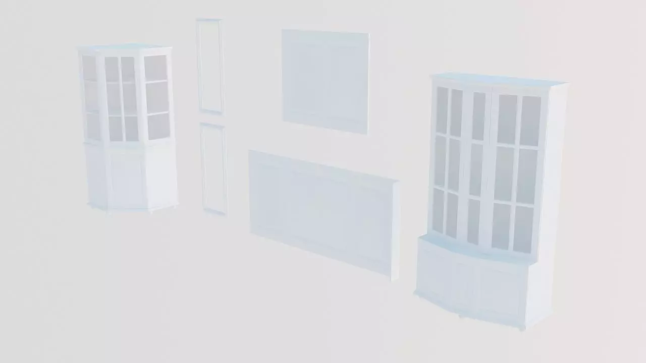 Furnitures suitable for classic style Free 3D model_0