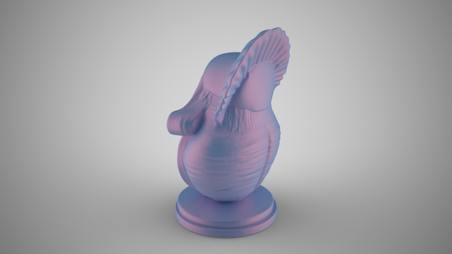 Abstract Seashell Woman 3D print model_5