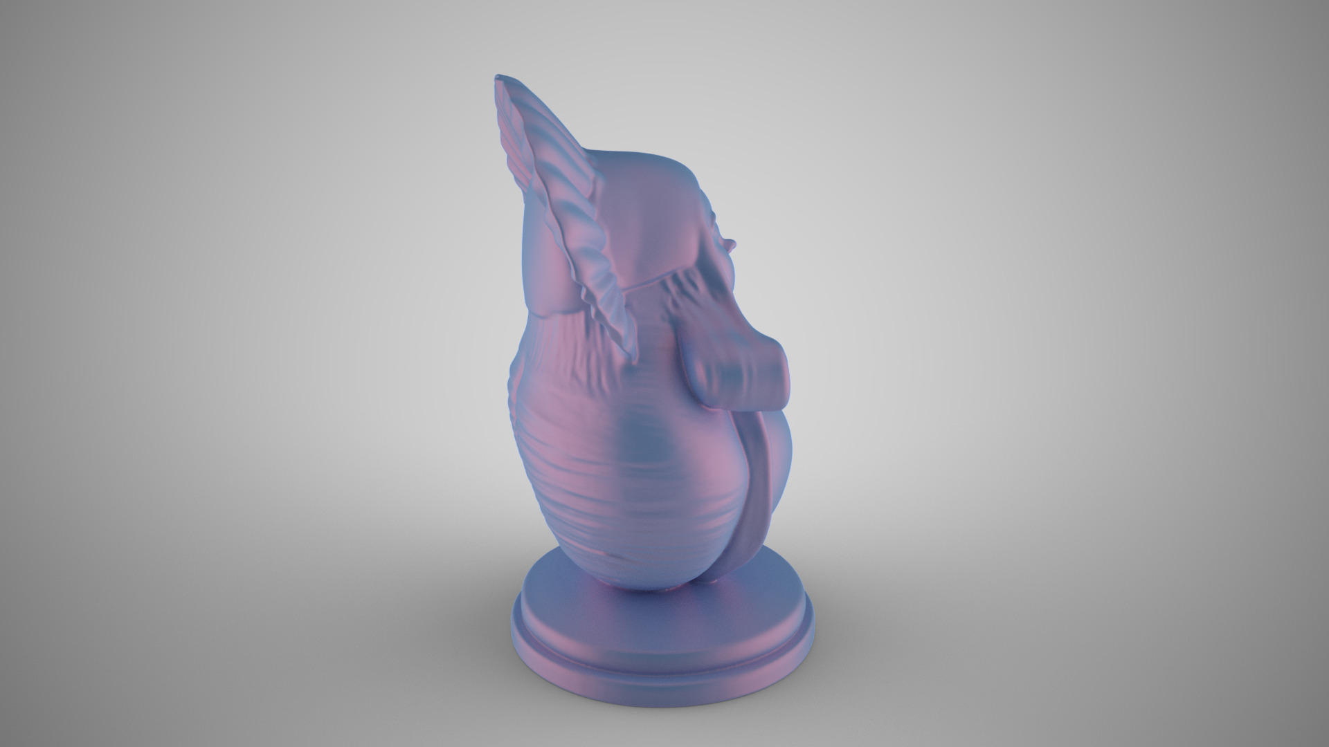 Abstract Seashell Woman 3D print model_2
