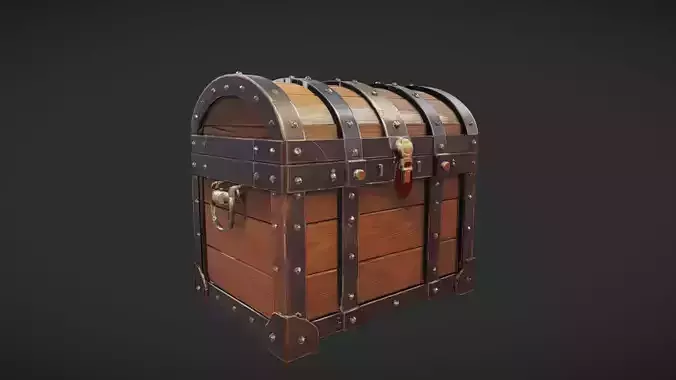 wooden treasure chest