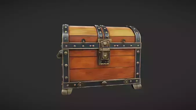 wooden treasure chest