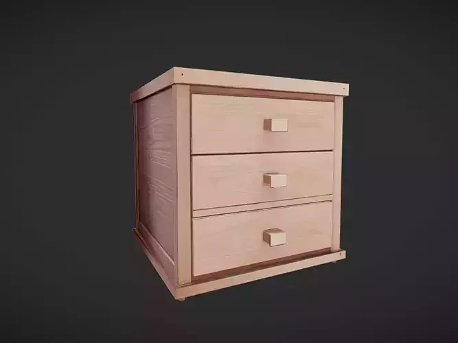 wooden drawer cabinet
