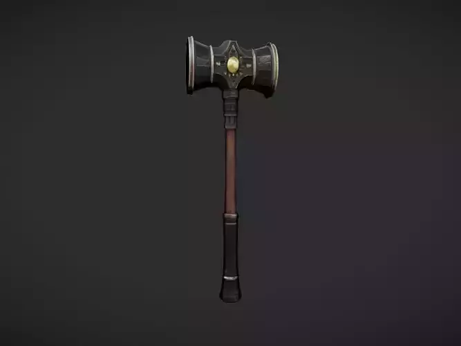 ornate decorative hammer