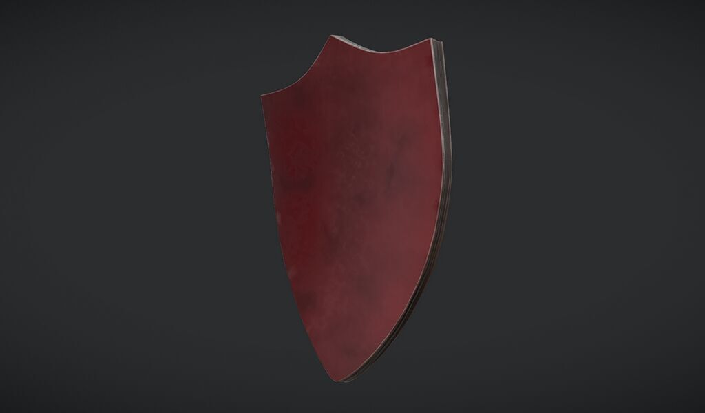 medieval decorative shield 3D model_23