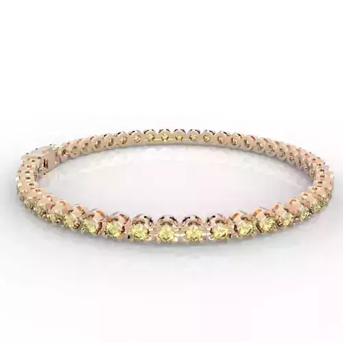 3pt Gem Or Diamond Tennis Bracelet 3D print model 3pt Gem Or Diamond Tennis Bracelet 3D print model