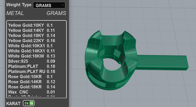 3pt Gem Or Diamond Tennis Bracelet 3D print model_4