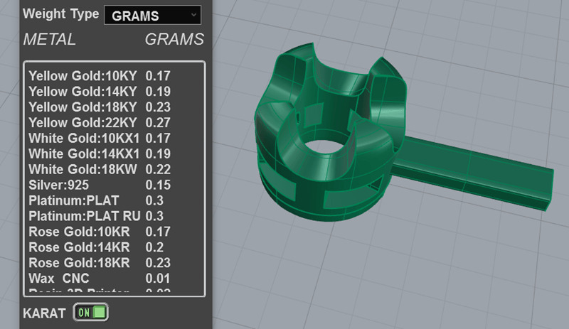 5pt Gem Or Diamond Tennis Bracelet 3D print model_3
