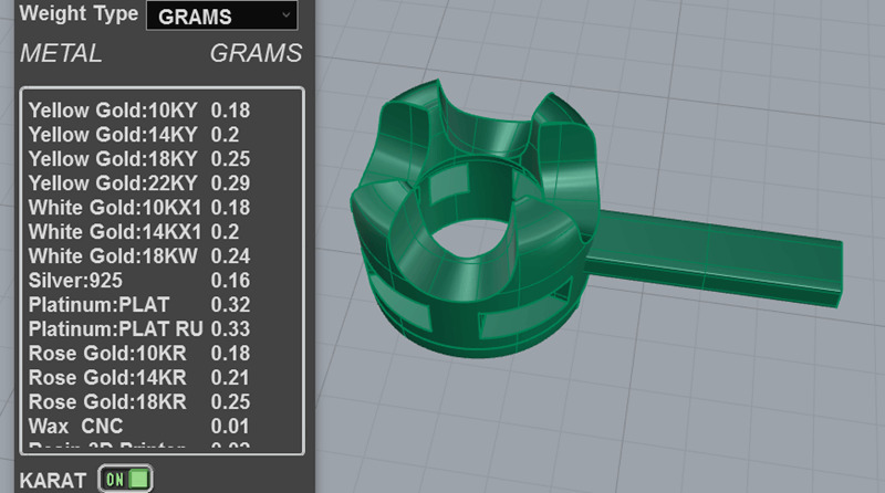 6pt Gem Or Diamond Tennis Bracelet 3D print model_4