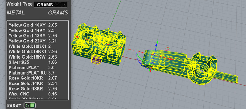 8pt Gem Or Diamond Tennis Bracelet 3D print model_4