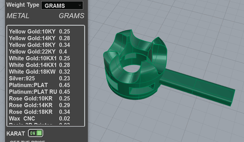 9pt Gem Or Diamond Tennis Bracelet 3D print model_4
