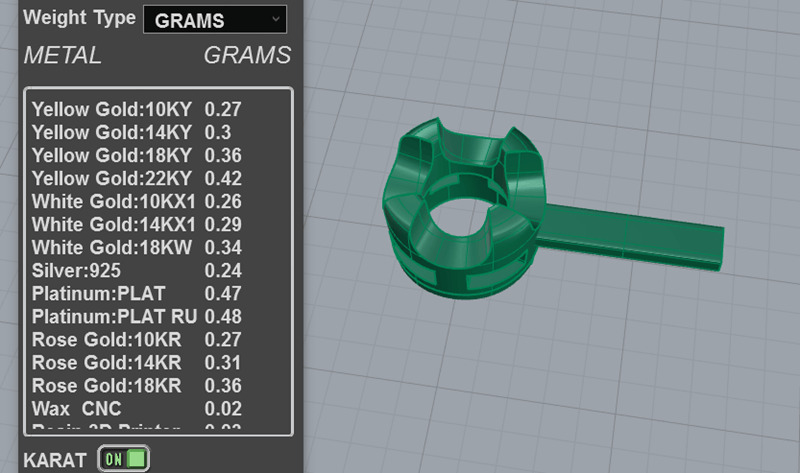 10pt Gem Or Diamond Tennis Bracelet 3D print model_5