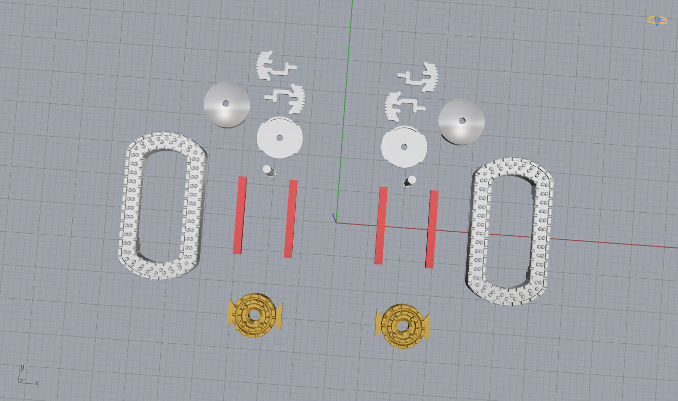 Messika Earrings 3D print model_6