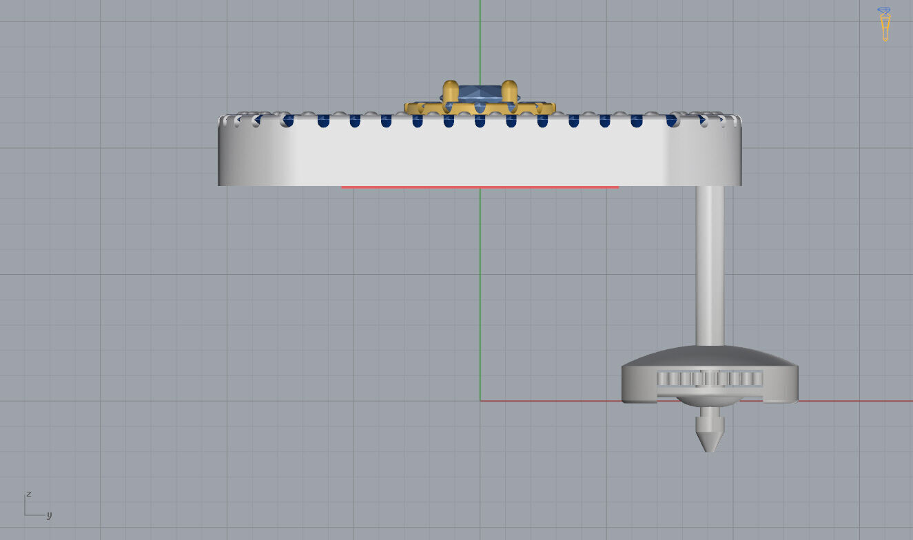 Messika Earrings 3D print model_9