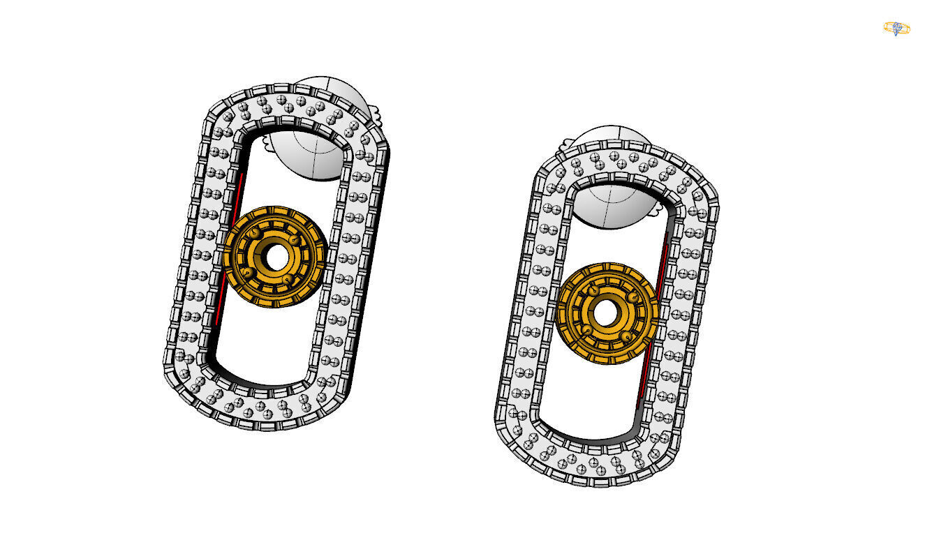 Messika Earrings 3D print model_14