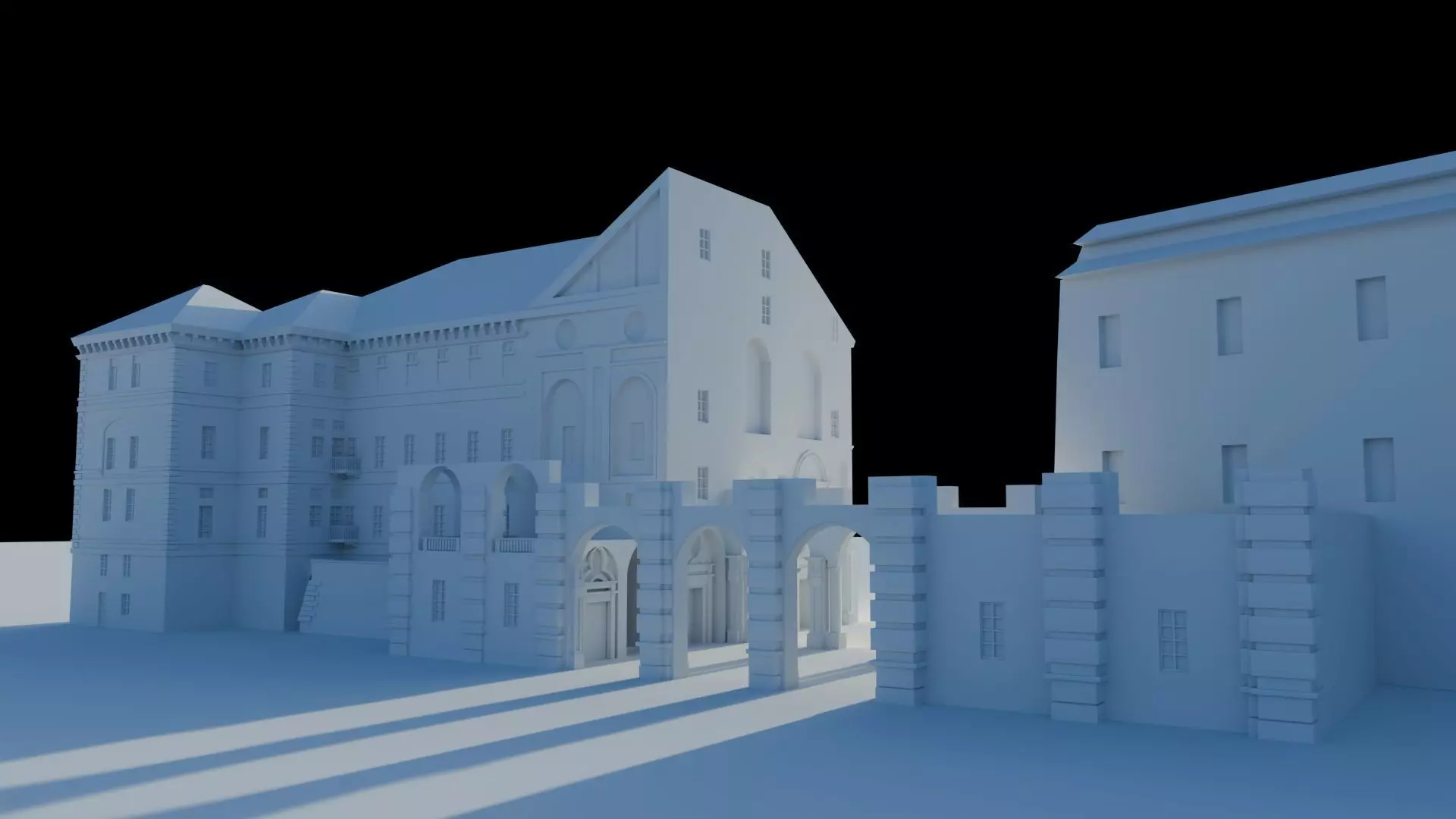 Castello di Rivoli - High-Quality 3D model_0