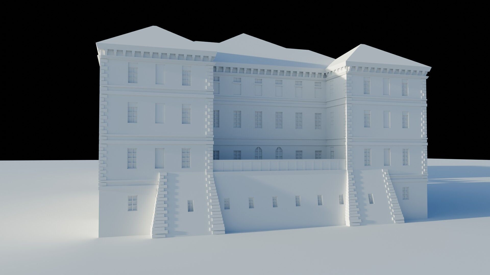 Castello di Rivoli - High-Quality 3D model_2