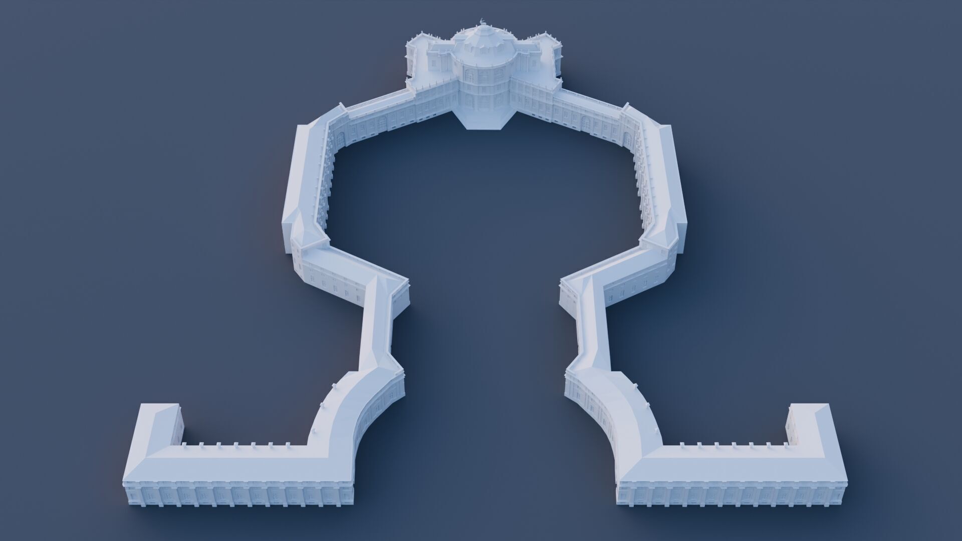 Palazzina di Caccia di Stupinigi - High-Quality 3D model_1