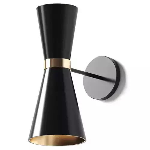 Down Black - wall sconce