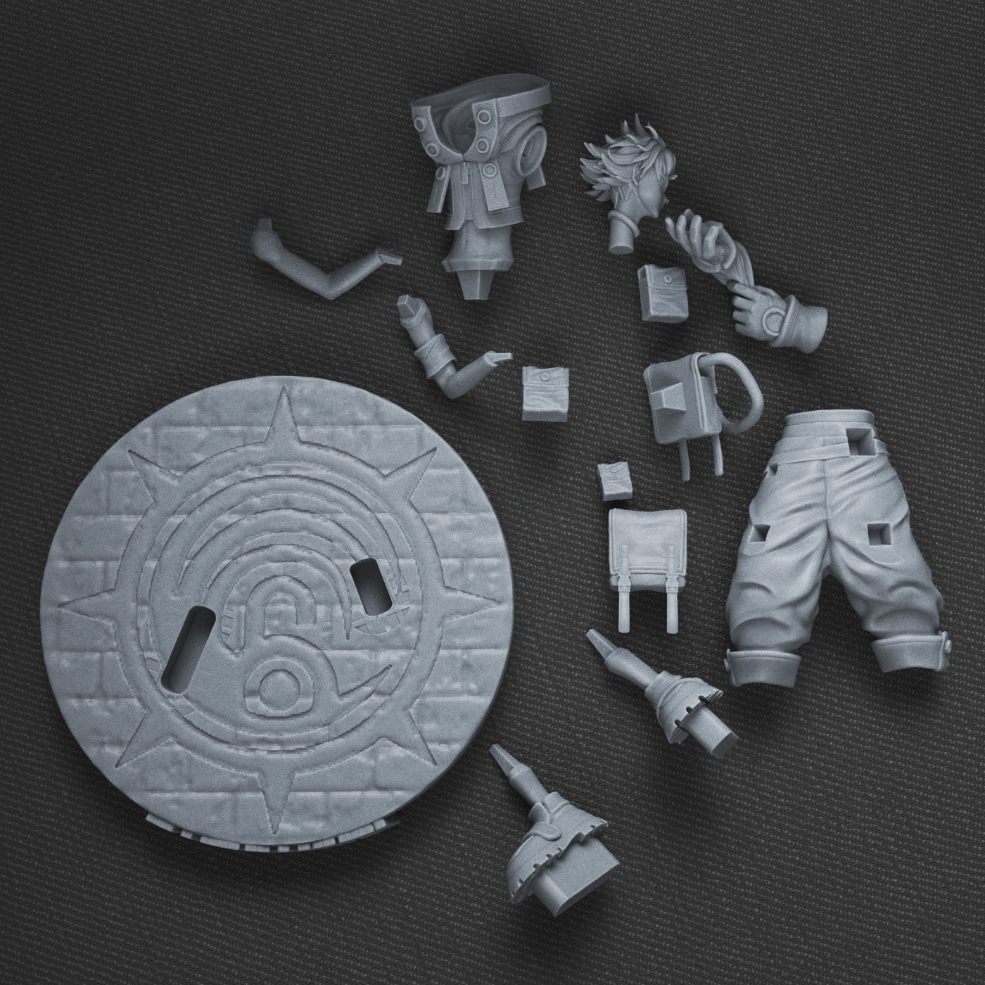 Gachiakuta -rudo 3D print model_5