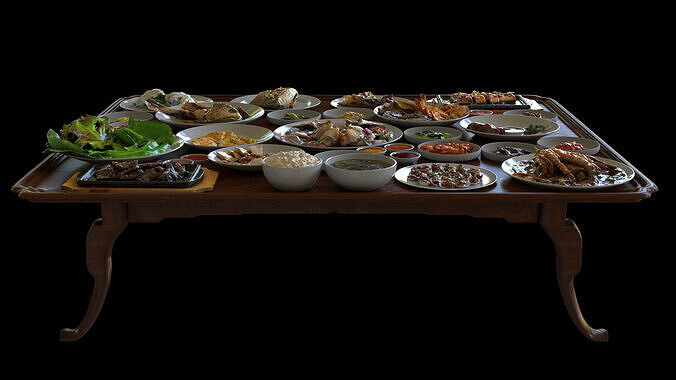 Korea Food Namdo  3D print model