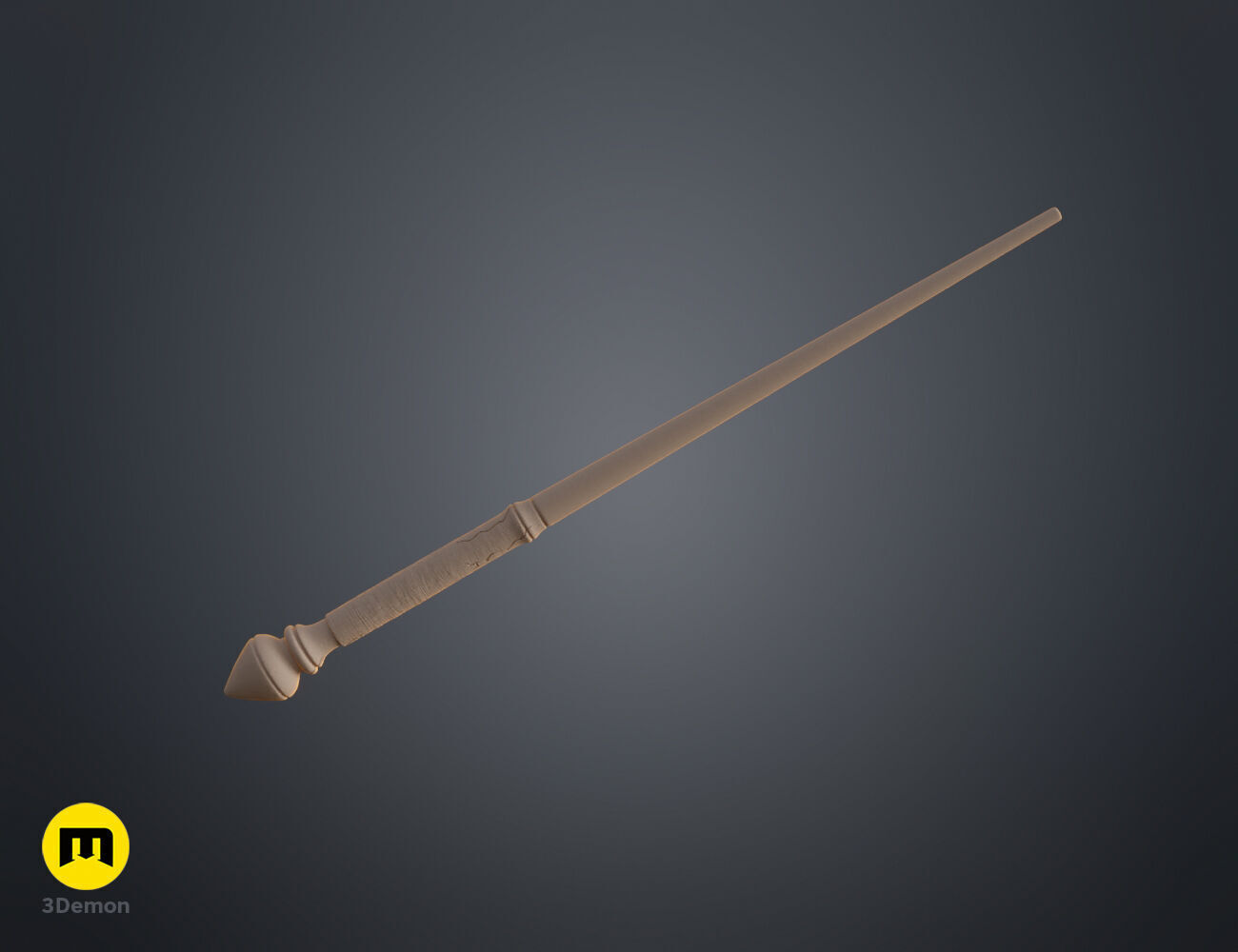Hermione Granger 1st wand 3D print model_7