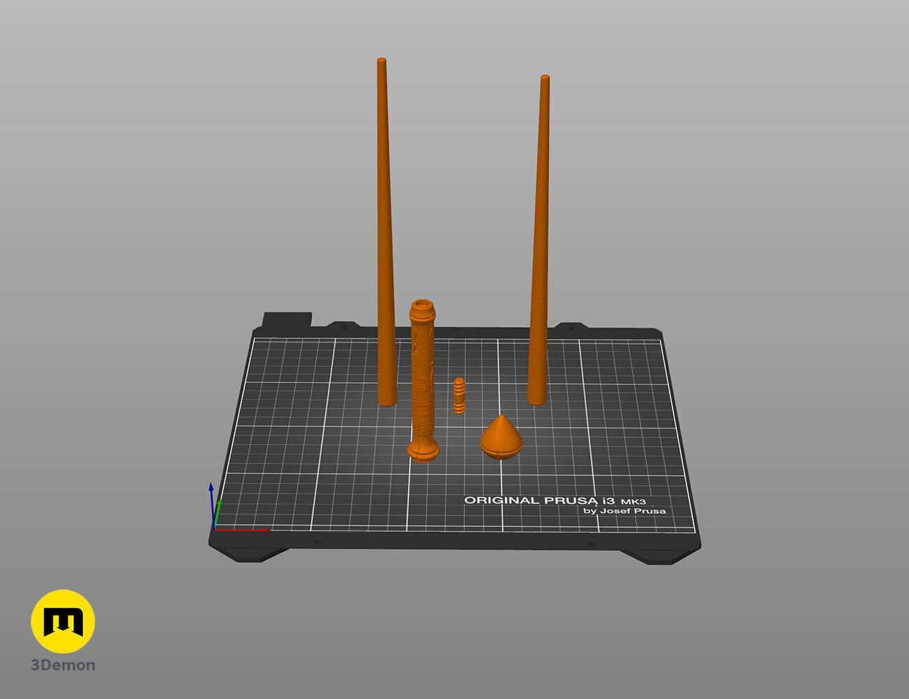 Hermione Granger 1st wand 3D print model_5