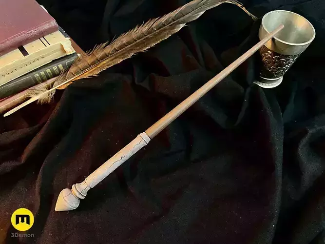Hermione Granger 1st wand 3D print model Hermione Granger 1st wand 3D print model