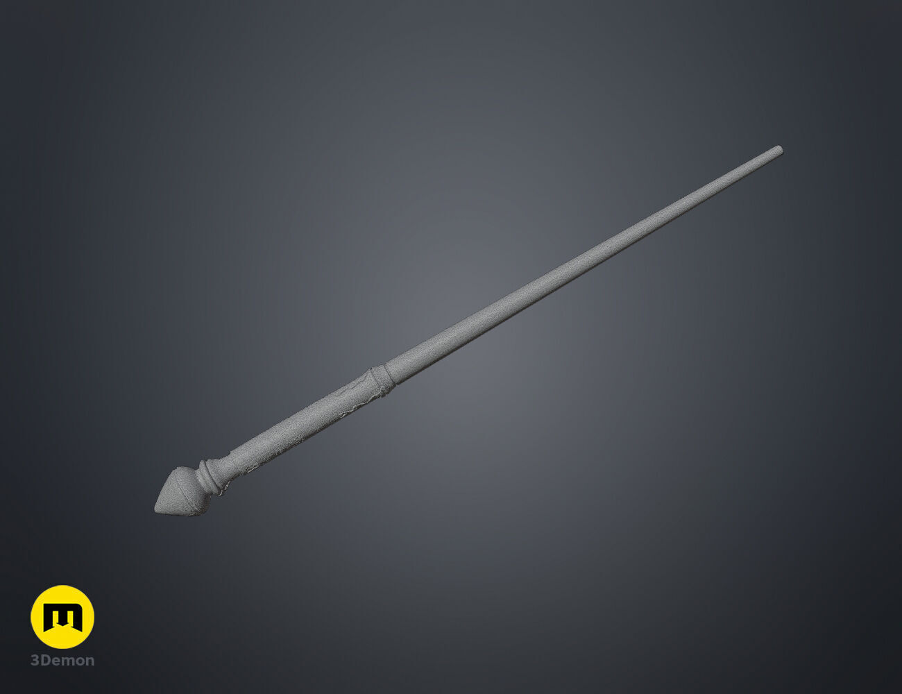 Hermione Granger 1st wand 3D print model_8