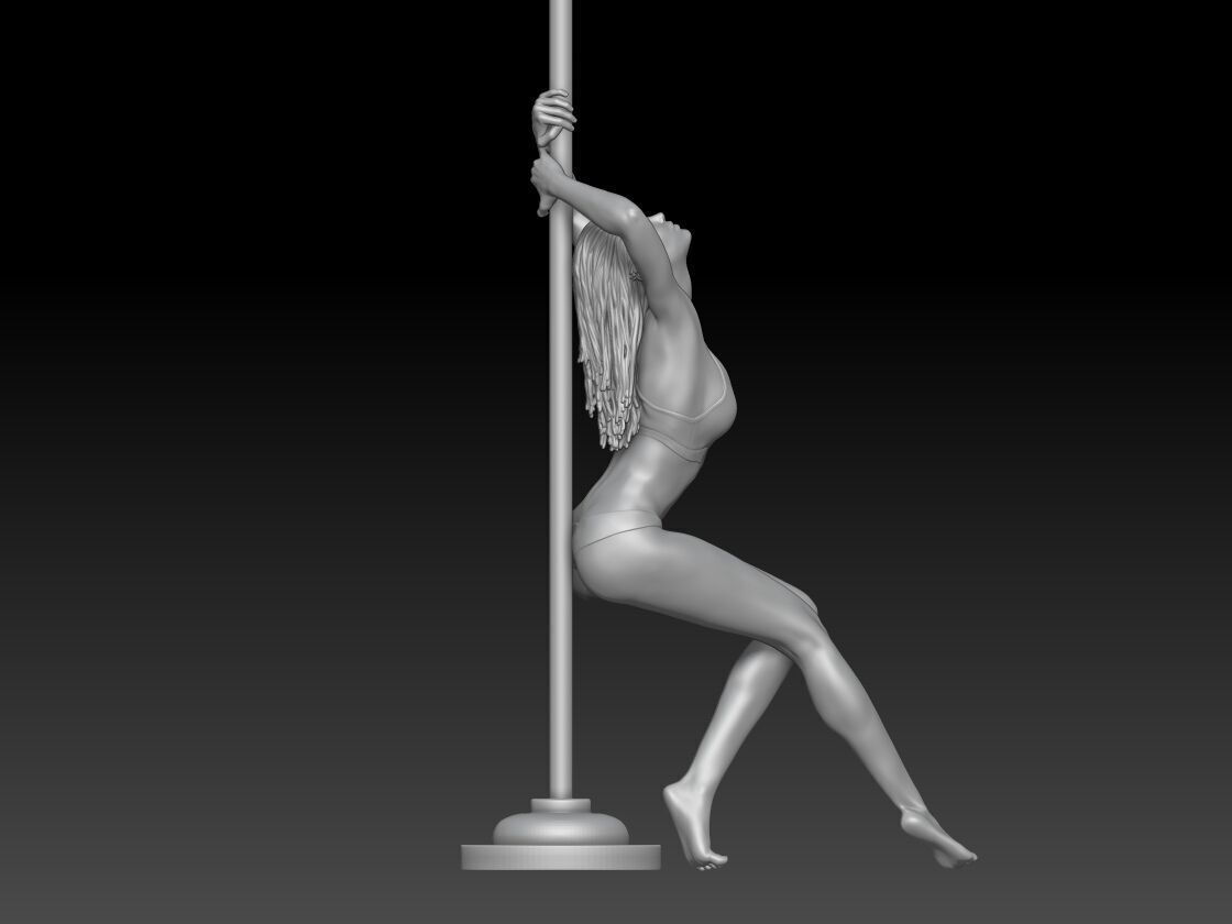 pole dance 2025 girl 4 3D print model_3